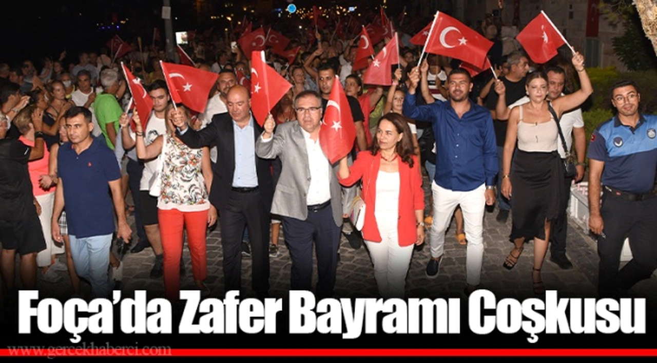 Foça’da Zafer Bayramı Coşkusu