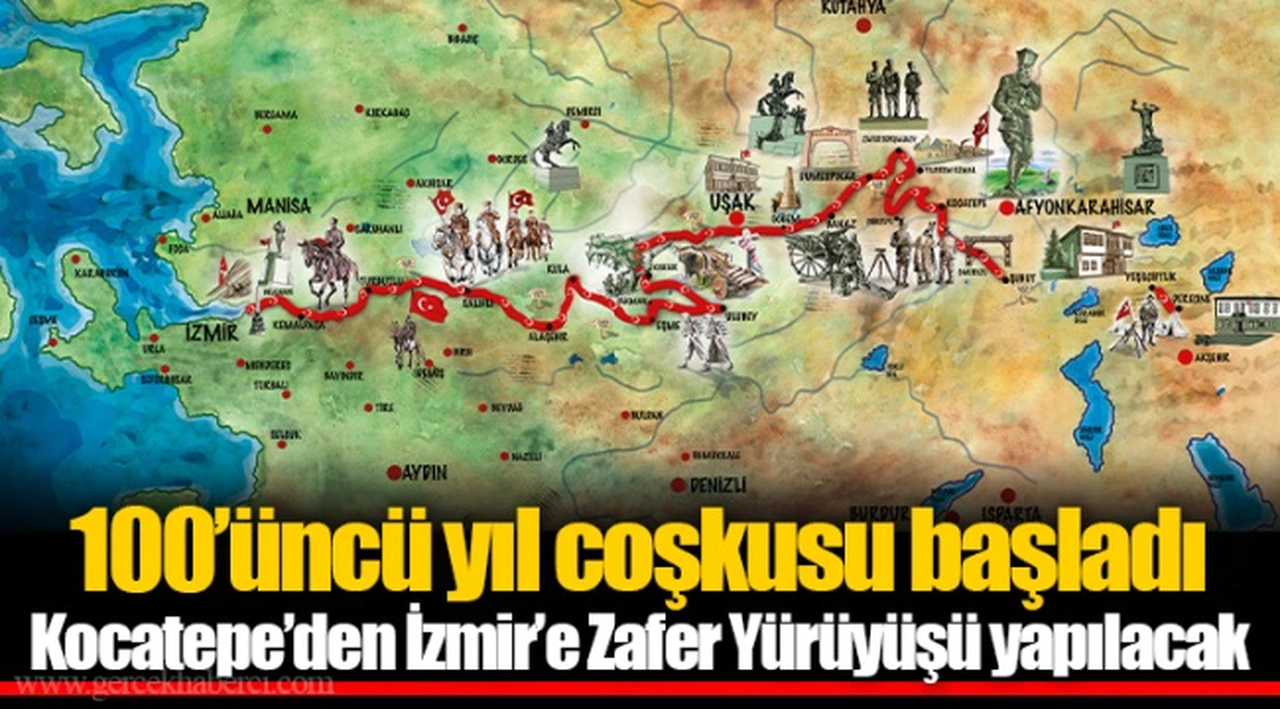 Kocatepe’den İzmir’e Zafer Yürüyüşü yapılacak