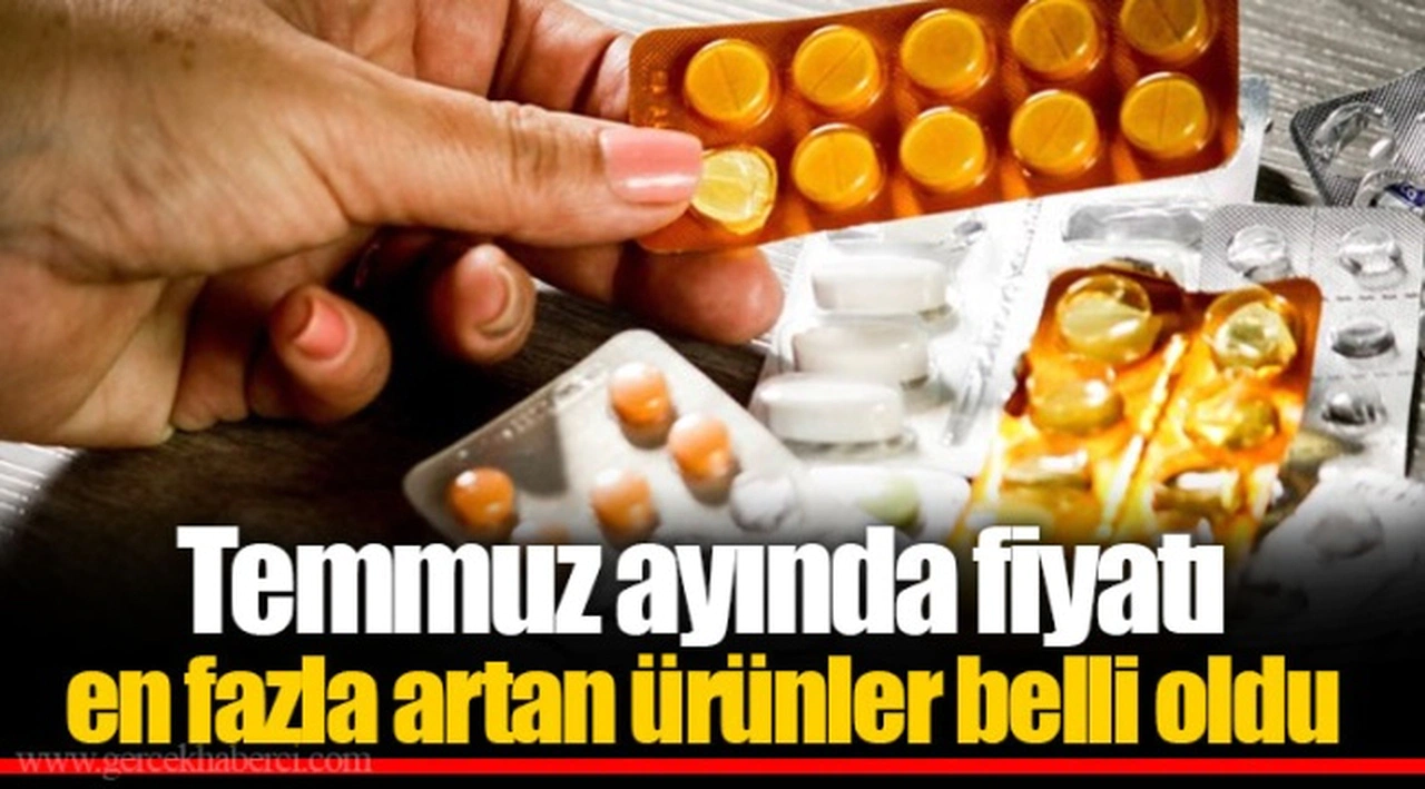 Temmuz ayında fiyatı en fazla artan ürünler belli oldu