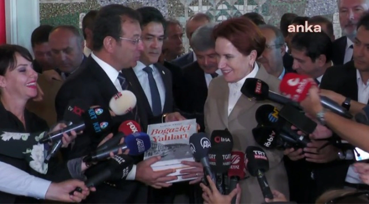 Akşener, İmamoğlu'nu ilk kez makamında ziyaret etti: "Yalıları birlikte koruyacağız"