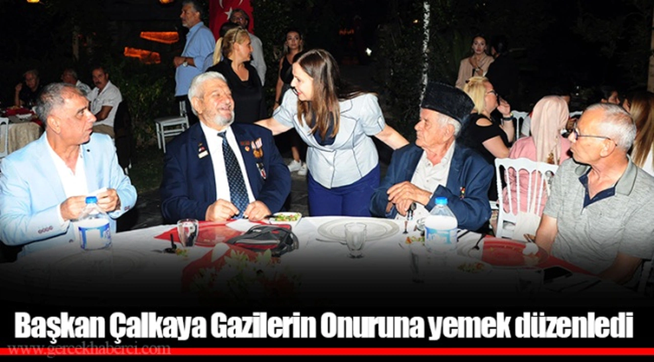 Başkan Çalkaya Gazilerin Onuruna yemek düzenledi