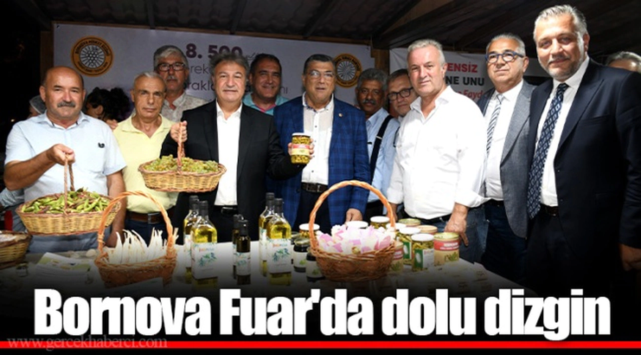 Bornova Fuar'da dolu dizgin