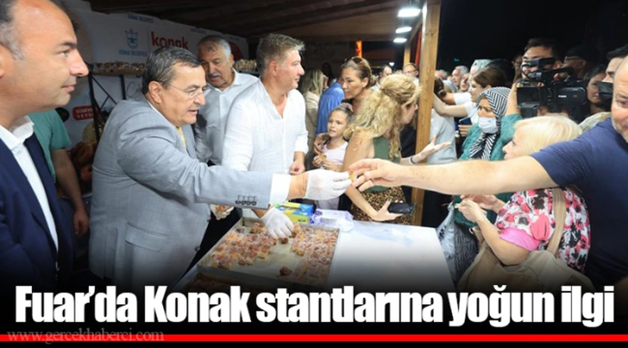 Fuar’da Konak stantlarına yoğun ilgi