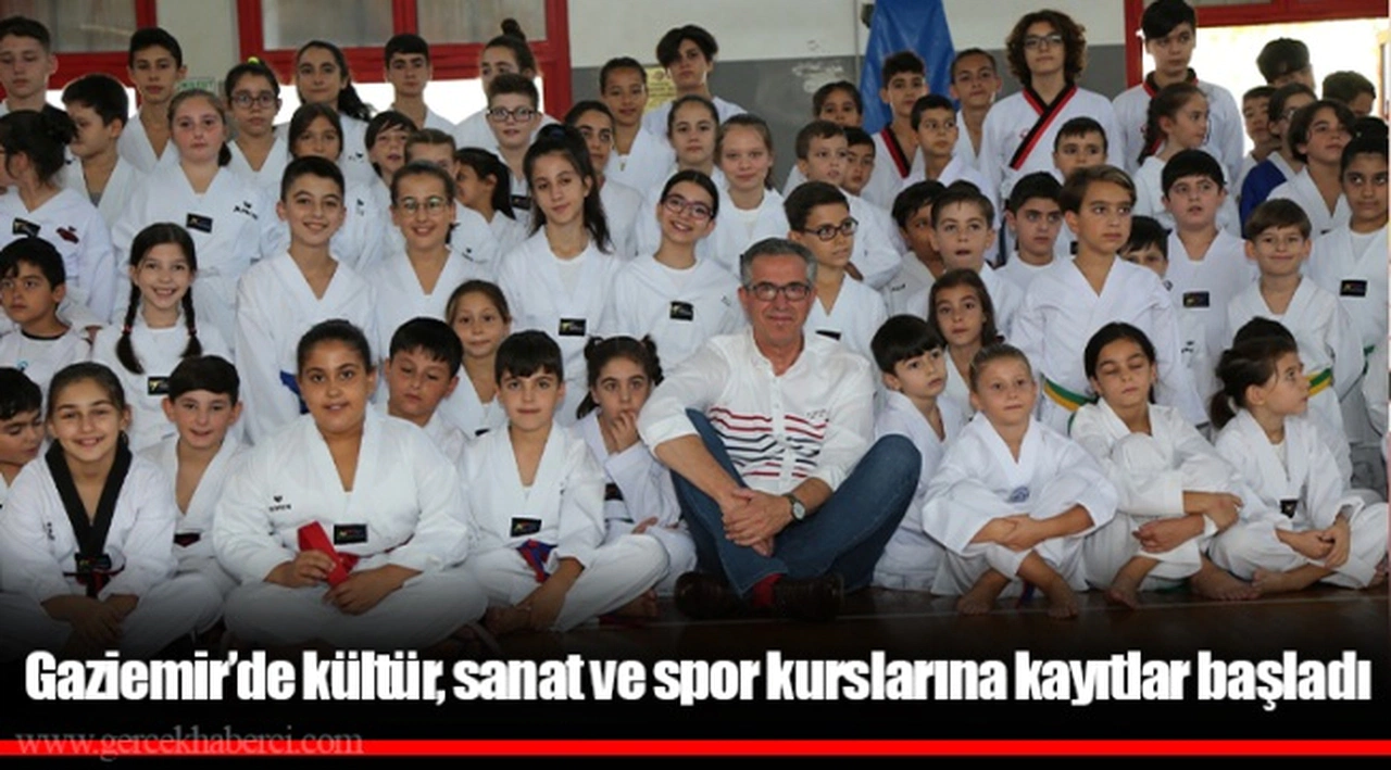 Gaziemir’de kültür, sanat ve spor kurslarına kayıtlar başladı