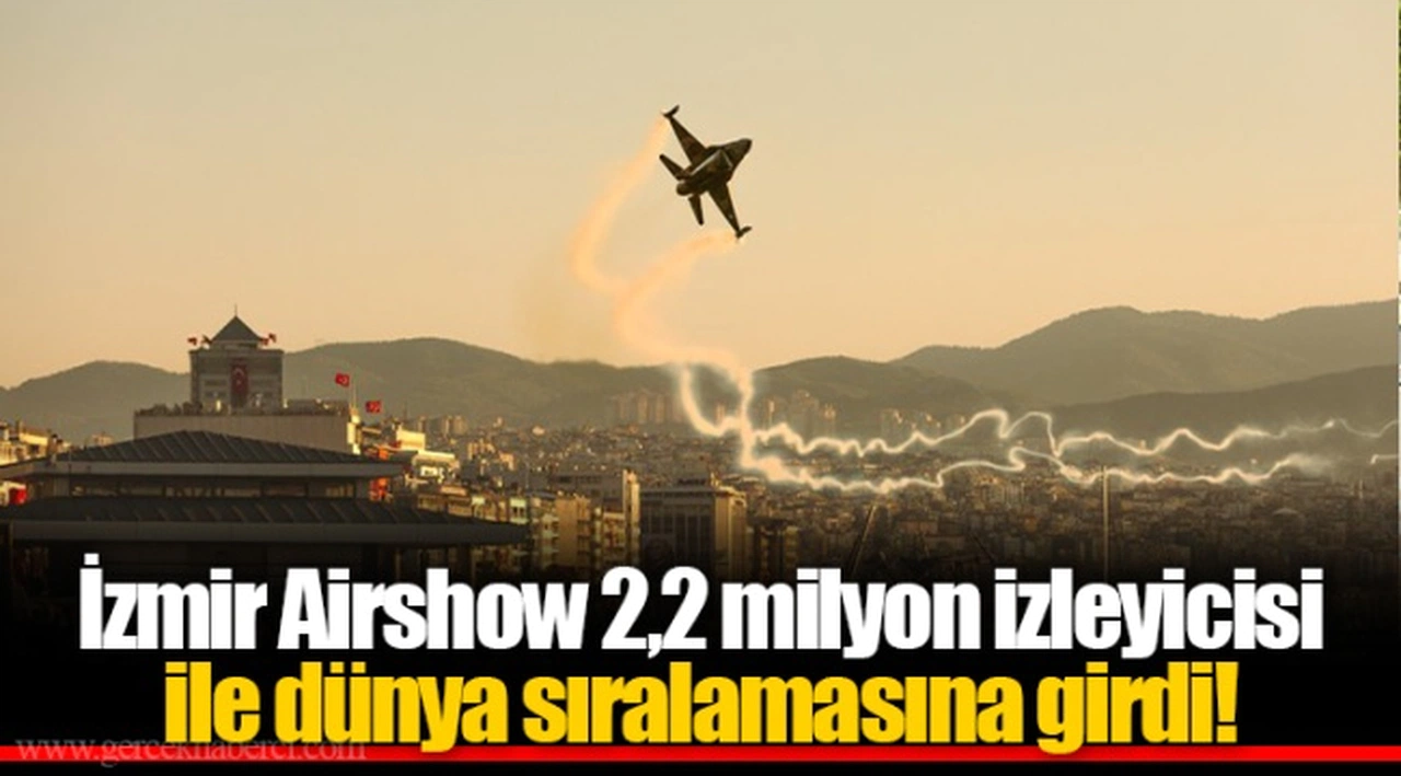 İzmir Airshow 2,2 milyon izleyicisi ile dünya sıralamasına girdi!