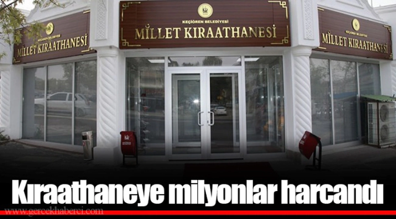 Kıraathaneye milyonlar harcandı