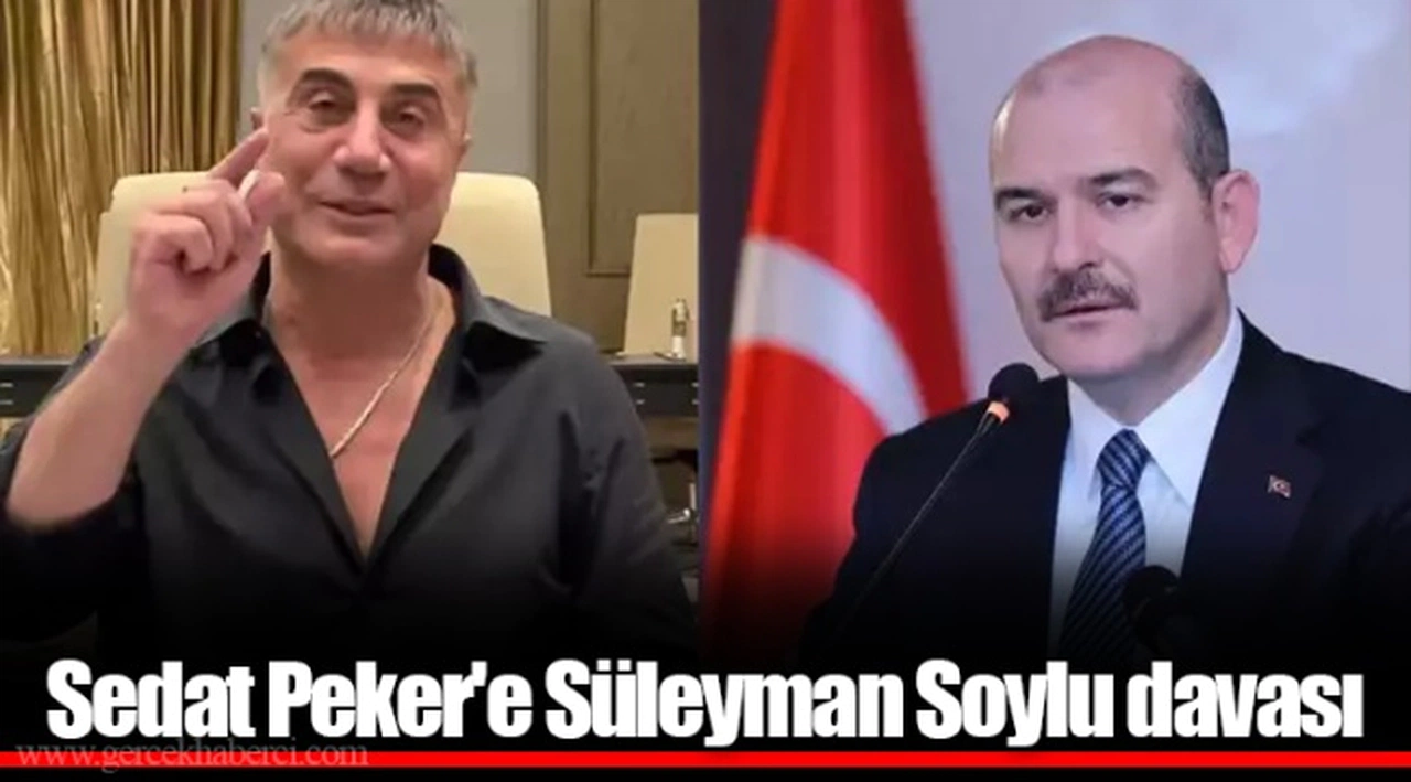 Sedat Peker'e Süleyman Soylu davası