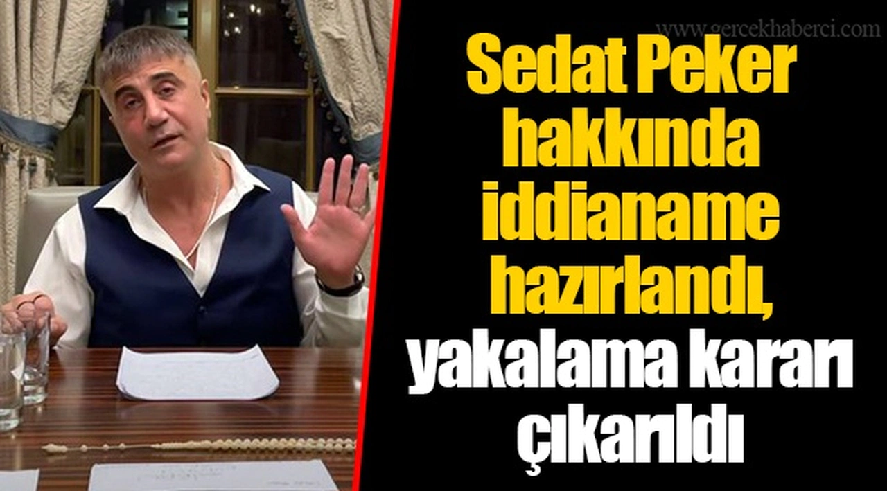 Sedat Peker hakkında iddianame hazırlandı, yakalama kararı çıkarıldı