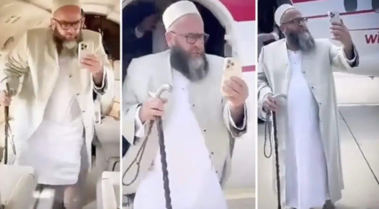 “TikTok şeyhi” Miraç Orbay özel jetle Ayasofya’ya geldi