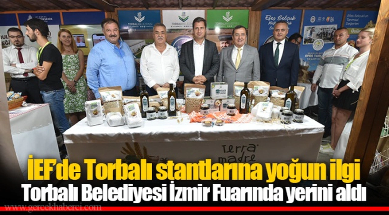 Torbalı Belediyesi İzmir Fuarında yerini aldı