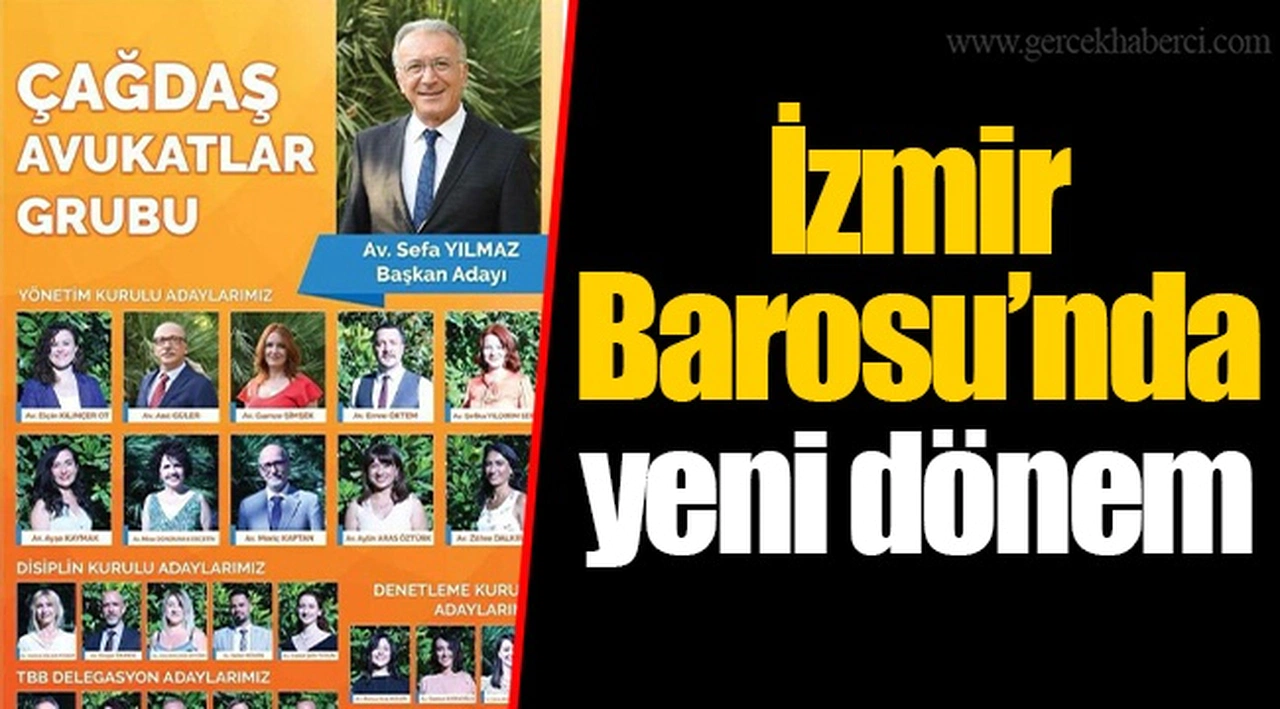 İzmir Barosu’nda yeni dönem 