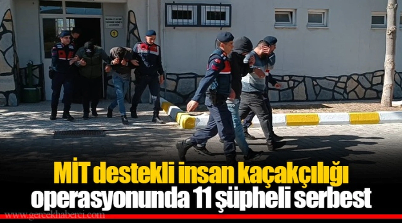MİT destekli insan kaçakçılığı operasyonunda 11 şüpheli serbest