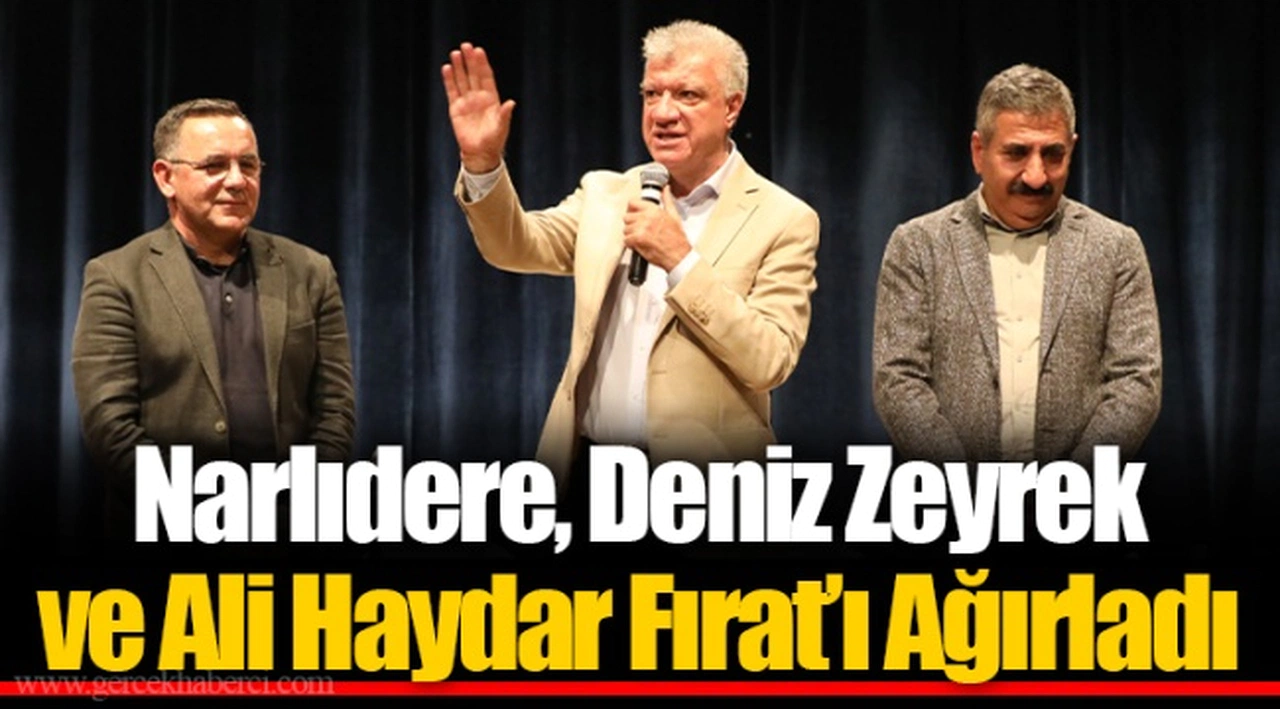 Narlıdere, Deniz Zeyrek ve Ali Haydar Fırat’ı Ağırladı