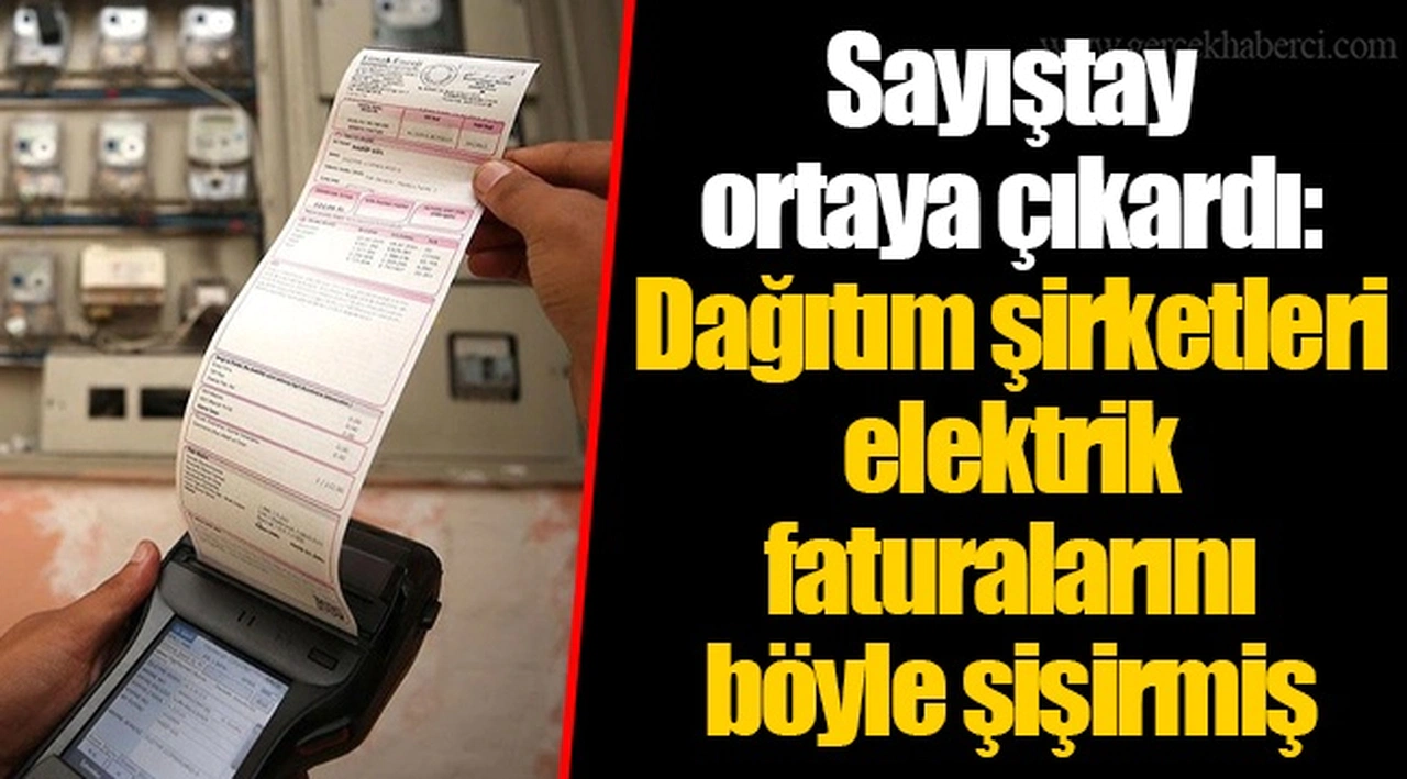 Sayıştay ortaya çıkardı: Dağıtım şirketleri elektrik faturalarını böyle şişirmiş