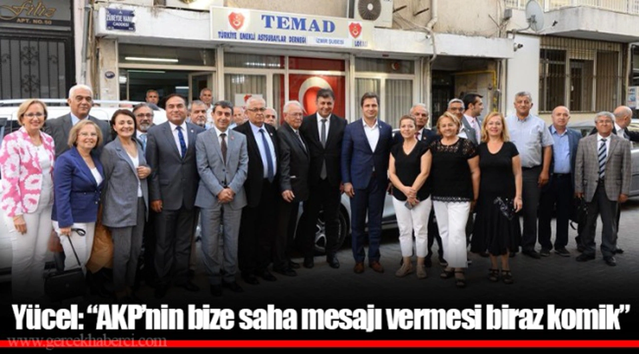 Yücel: “AKP’nin bize saha mesajı vermesi biraz komik”