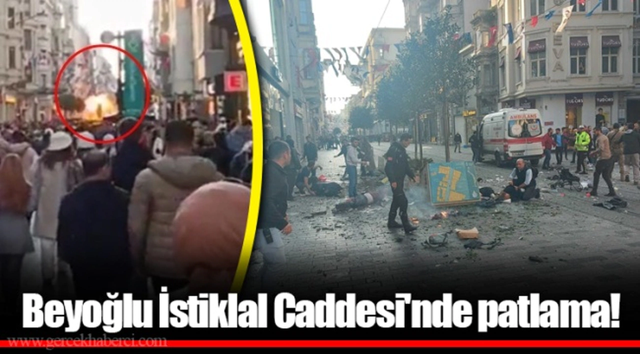 Beyoğlu İstiklal Caddesi'nde patlama!