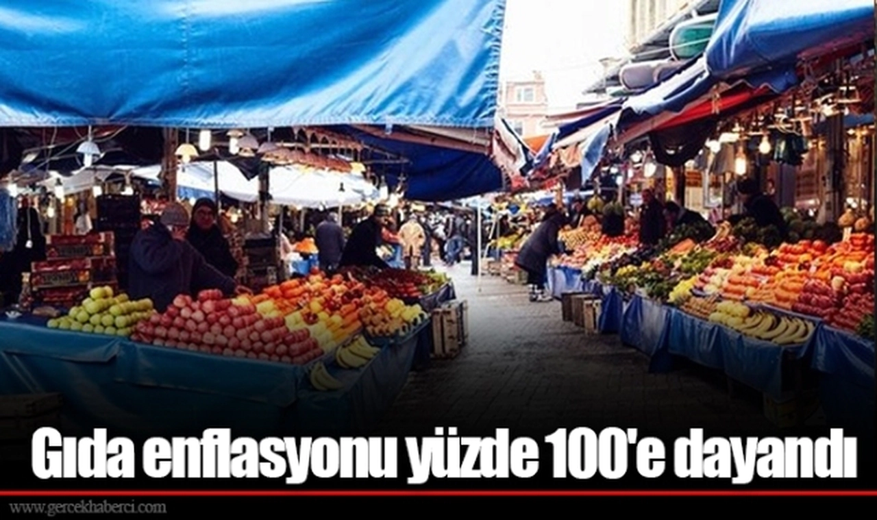 Gıda enflasyonu yüzde 100'e dayandı