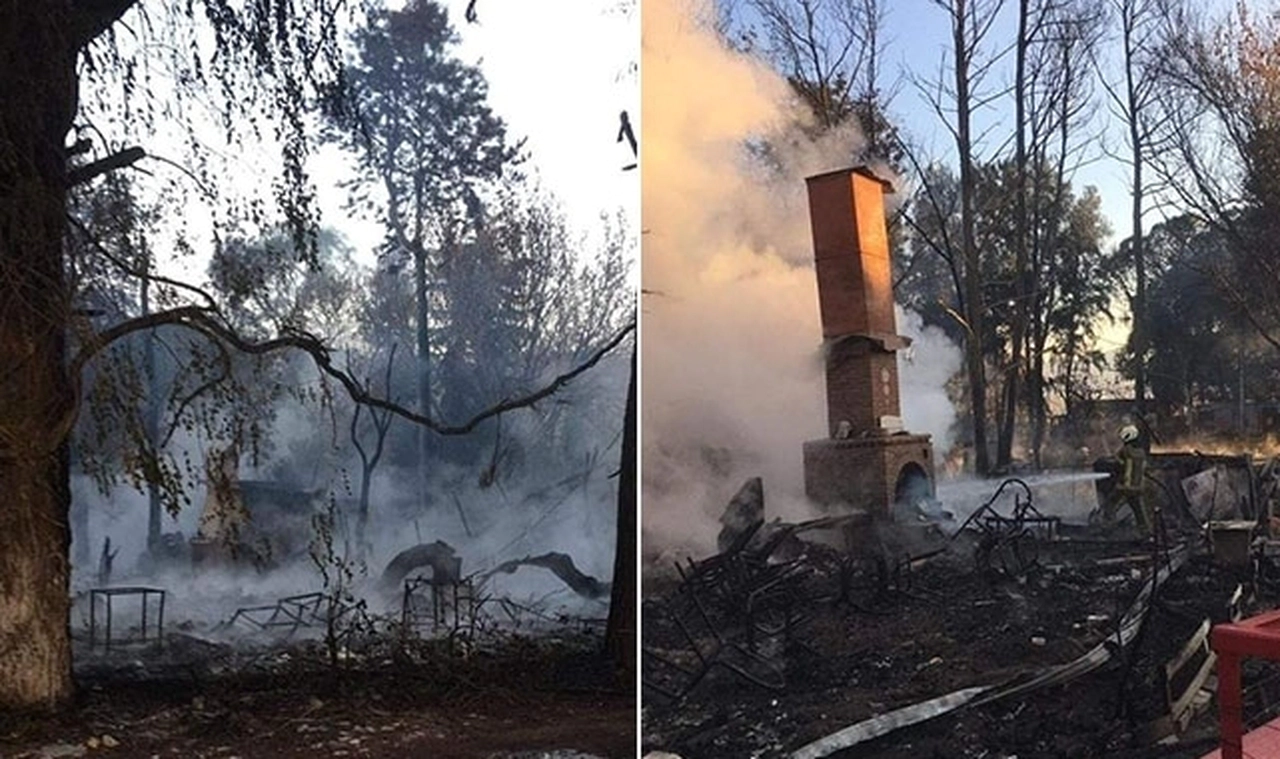 İzmir'de tarihi Yedi Uyuyanlar Mağarası bölgesinde korkutan yangın!