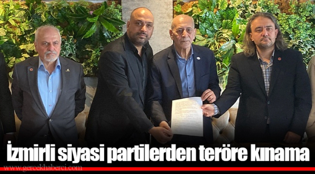 İzmirli siyasi partilerden teröre kınama