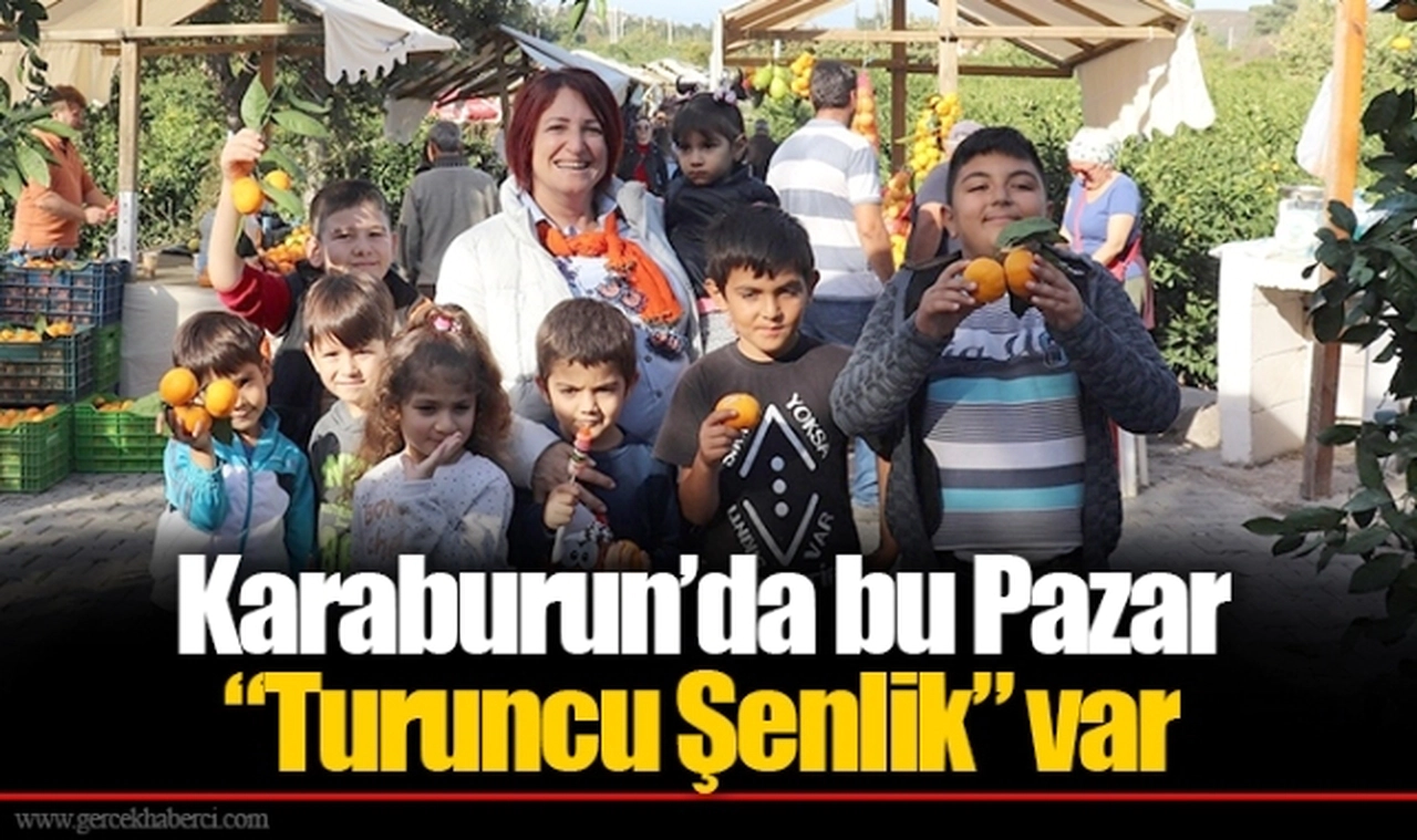 Karaburun’da bu Pazar “Turuncu Şenlik” var