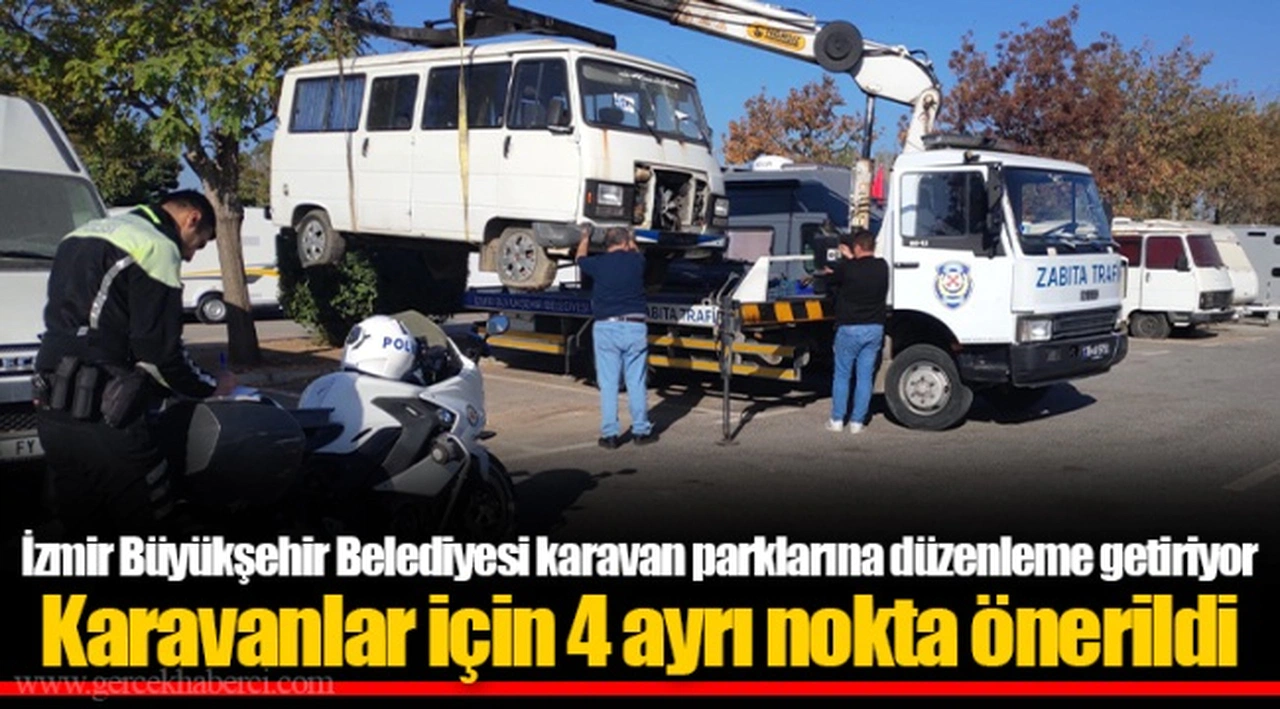 Karavanlar için 4 ayrı nokta önerildi