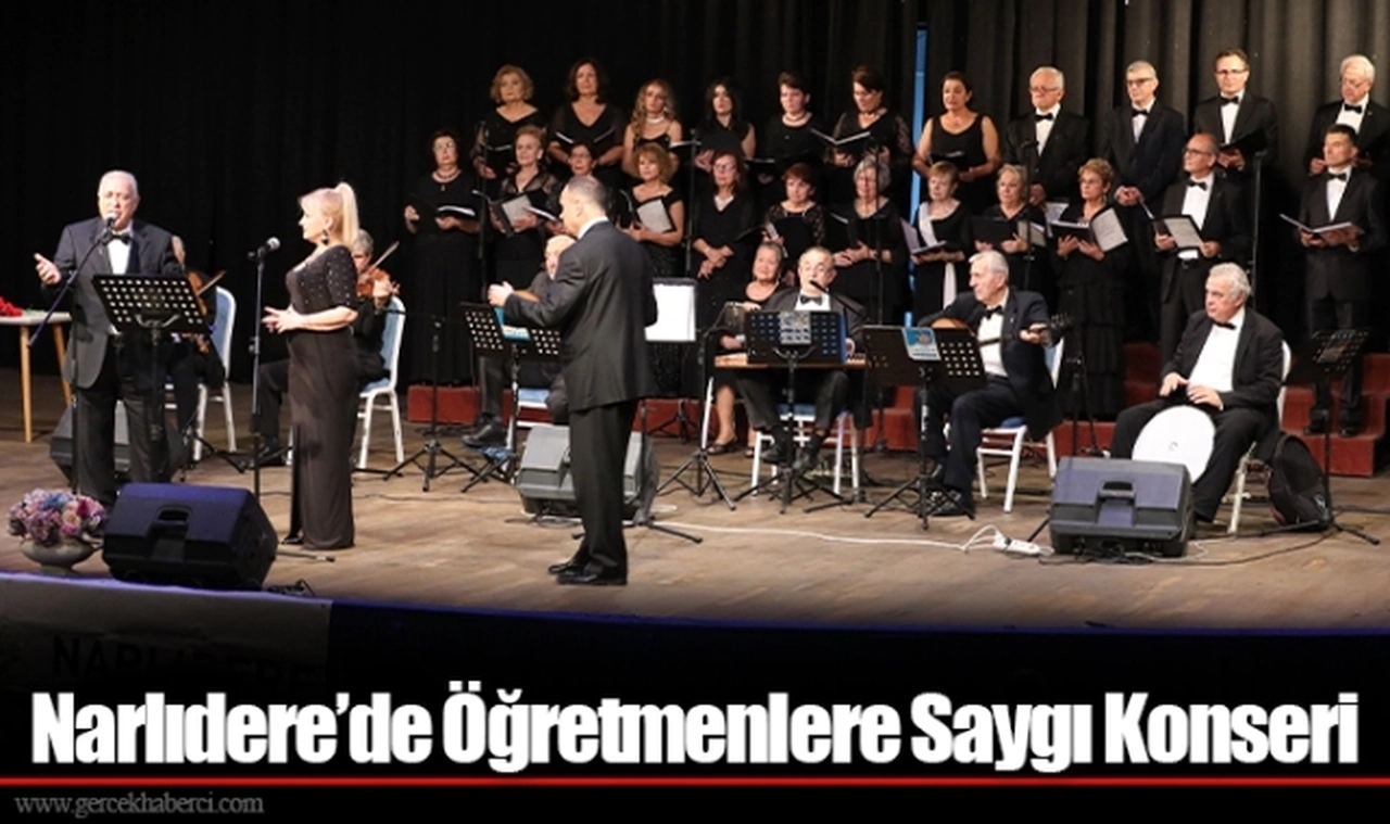 Narlıdere’de Öğretmenlere Saygı Konseri