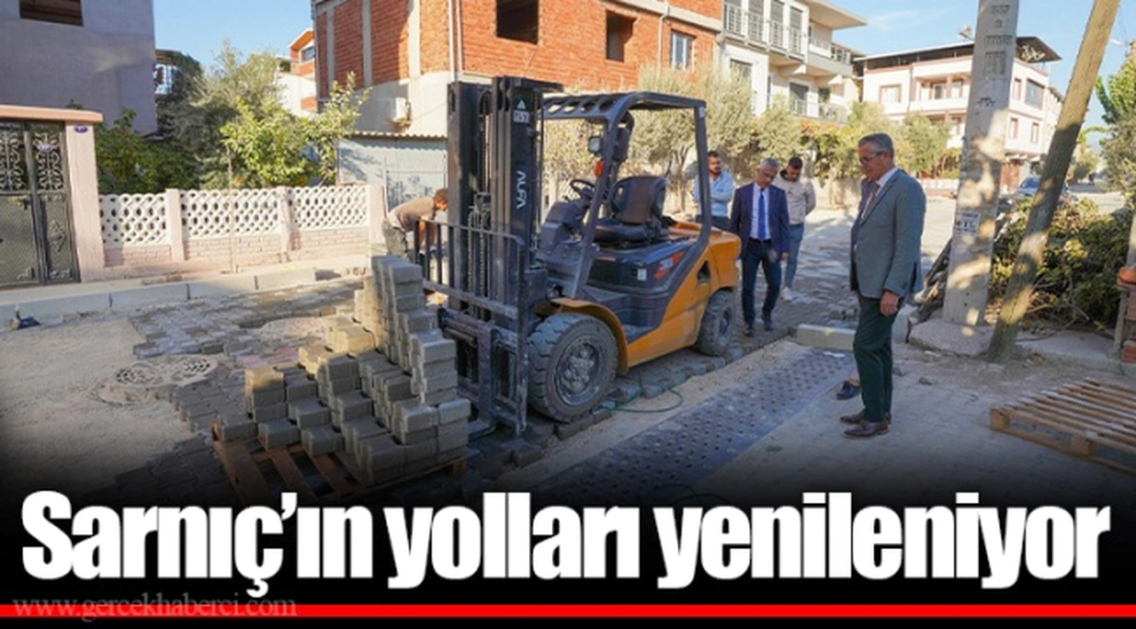 Sarnıç’ın yolları yenileniyor