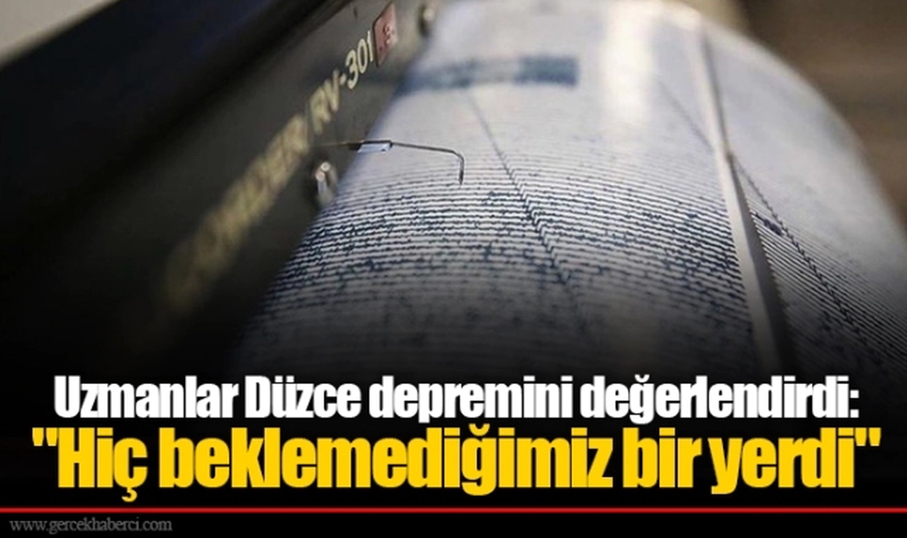 Uzmanlar Düzce depremini değerlendirdi: "Hiç beklemediğimiz bir yerdi"