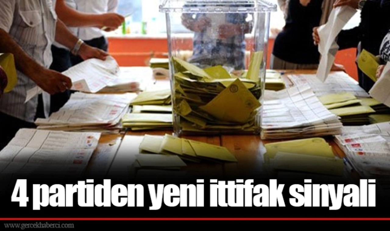 4 partiden yeni ittifak sinyali