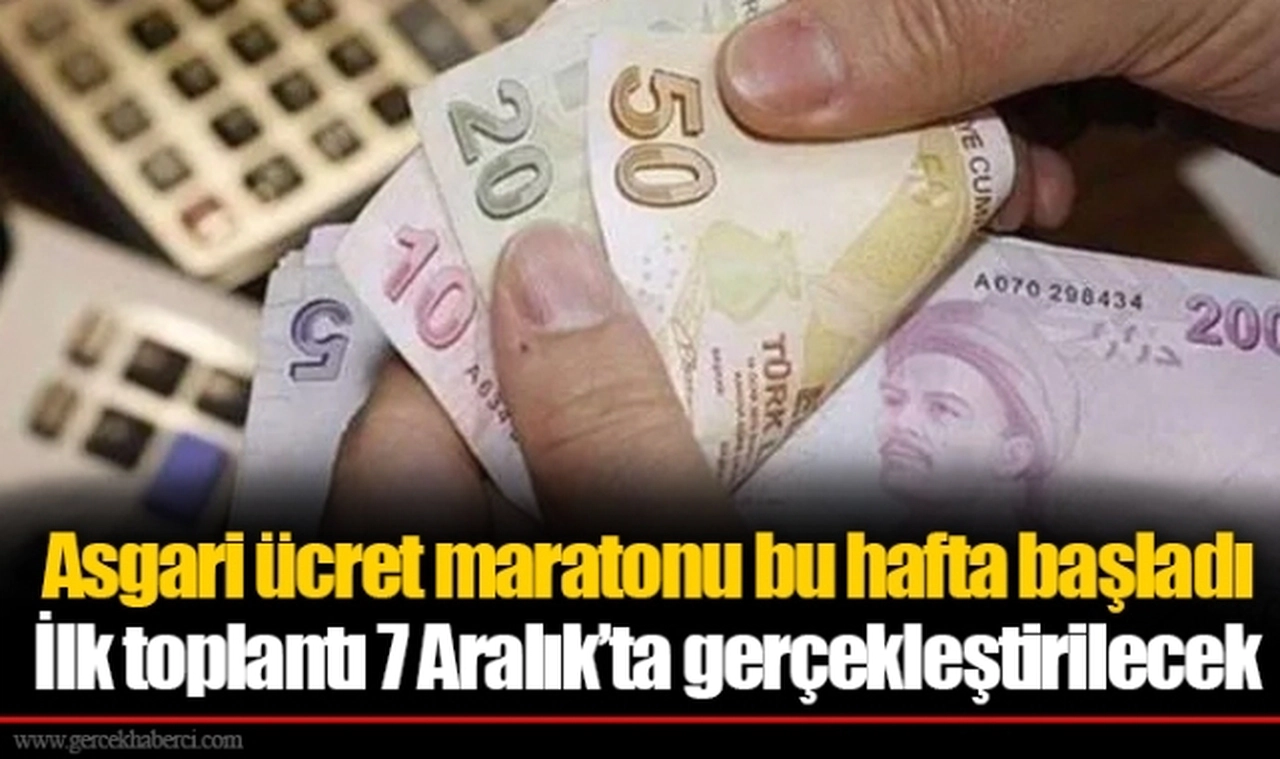 Asgari ücret maratonu bu hafta başladı İlk toplantı 7 Aralık’ta gerçekleştirilecek