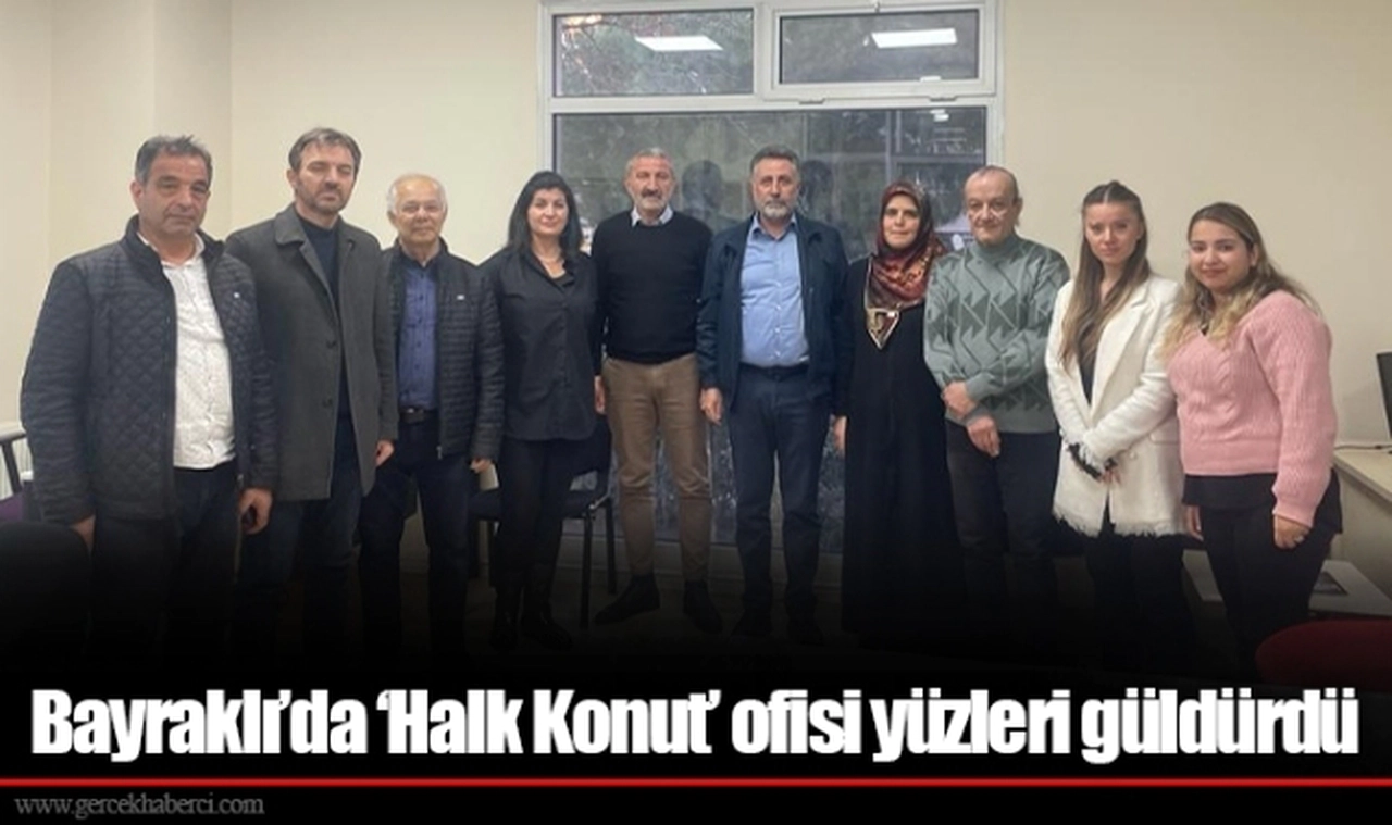 Bayraklı’da ‘Halk Konut’ ofisi yüzleri güldürdü