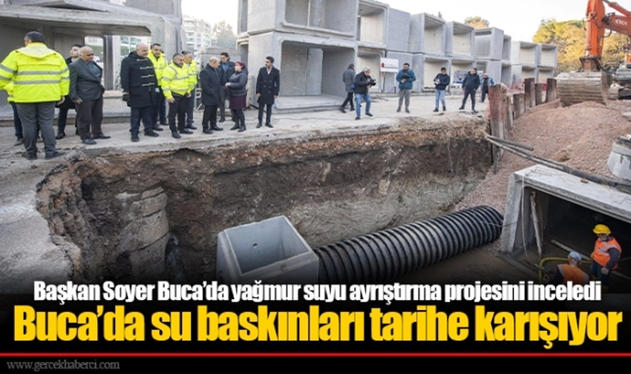 Buca’da su baskınları tarihe karışıyor