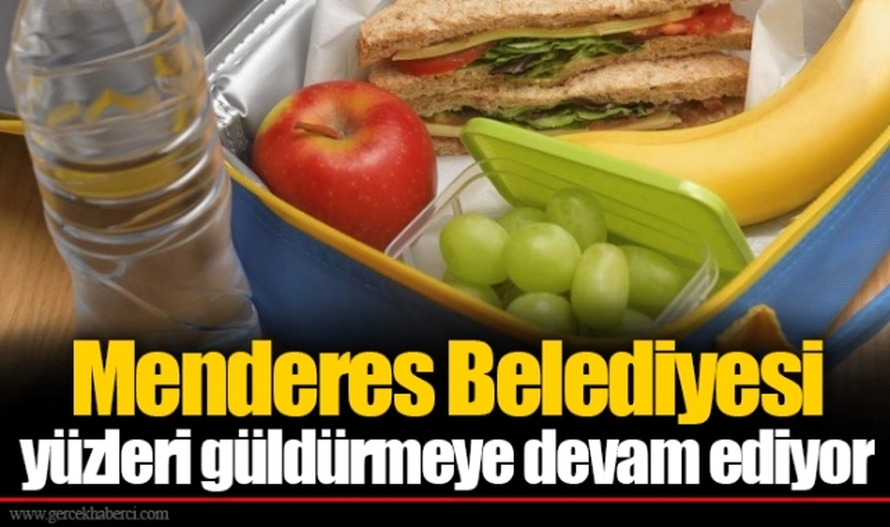 Menderes Belediyesi yüzleri güldürmeye devam ediyor