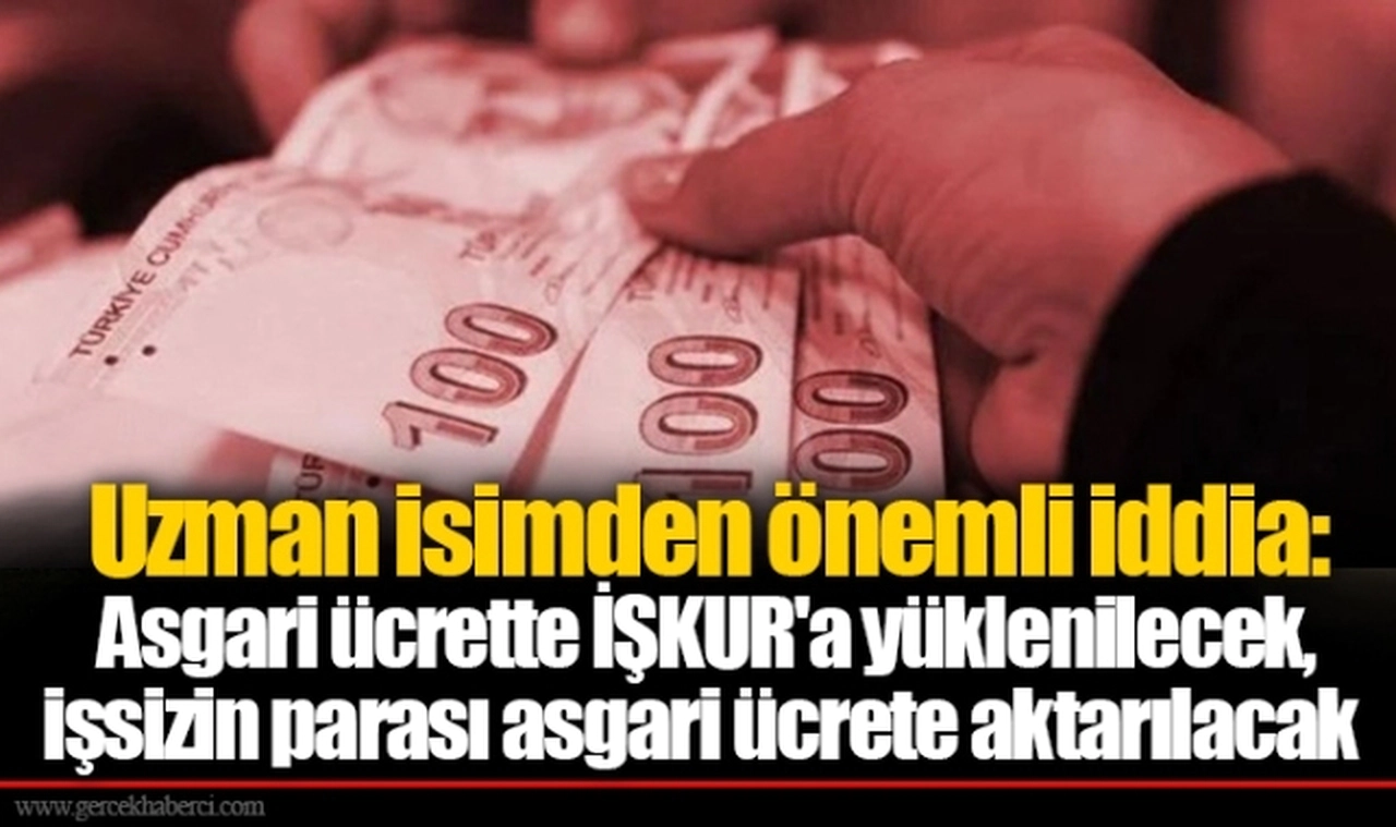 Uzman isimden önemli iddia: Asgari ücrette İŞKUR'a yüklenilecek, işsizin parası asgari ücrete aktarılacak