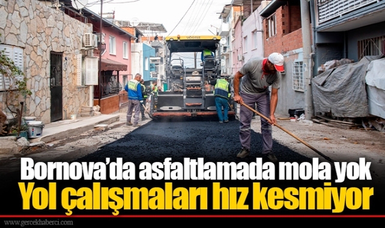 Yol çalışmaları hız kesmiyor