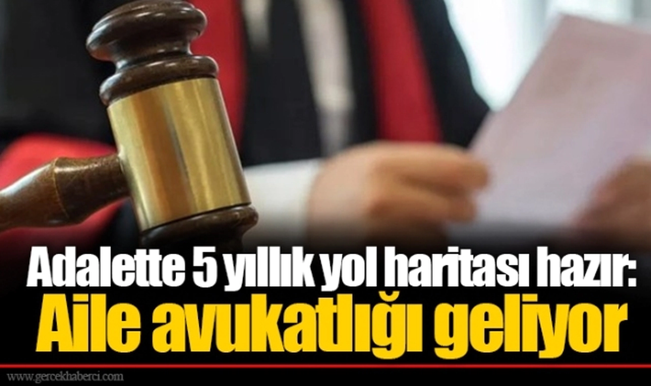 Adalette 5 yıllık yol haritası hazır: Aile avukatlığı geliyor