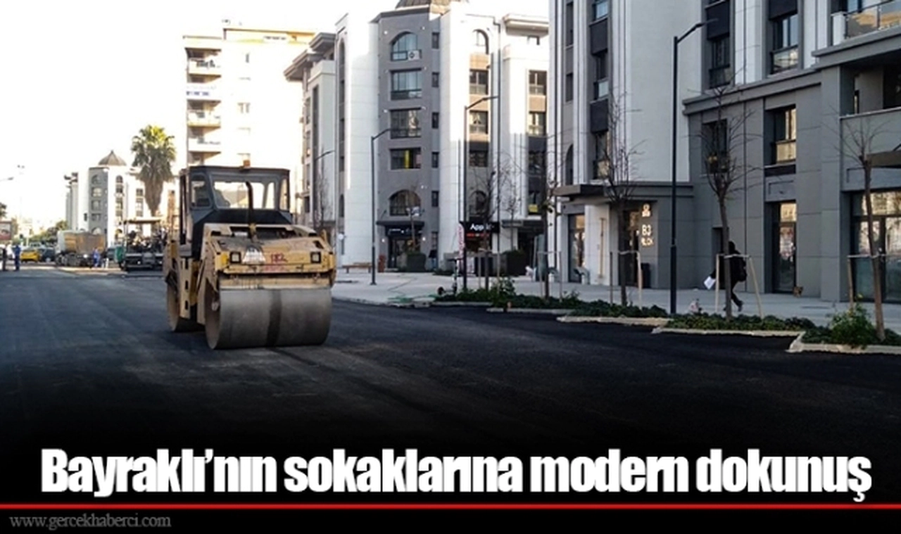 Bayraklı’nın sokaklarına modern dokunuş