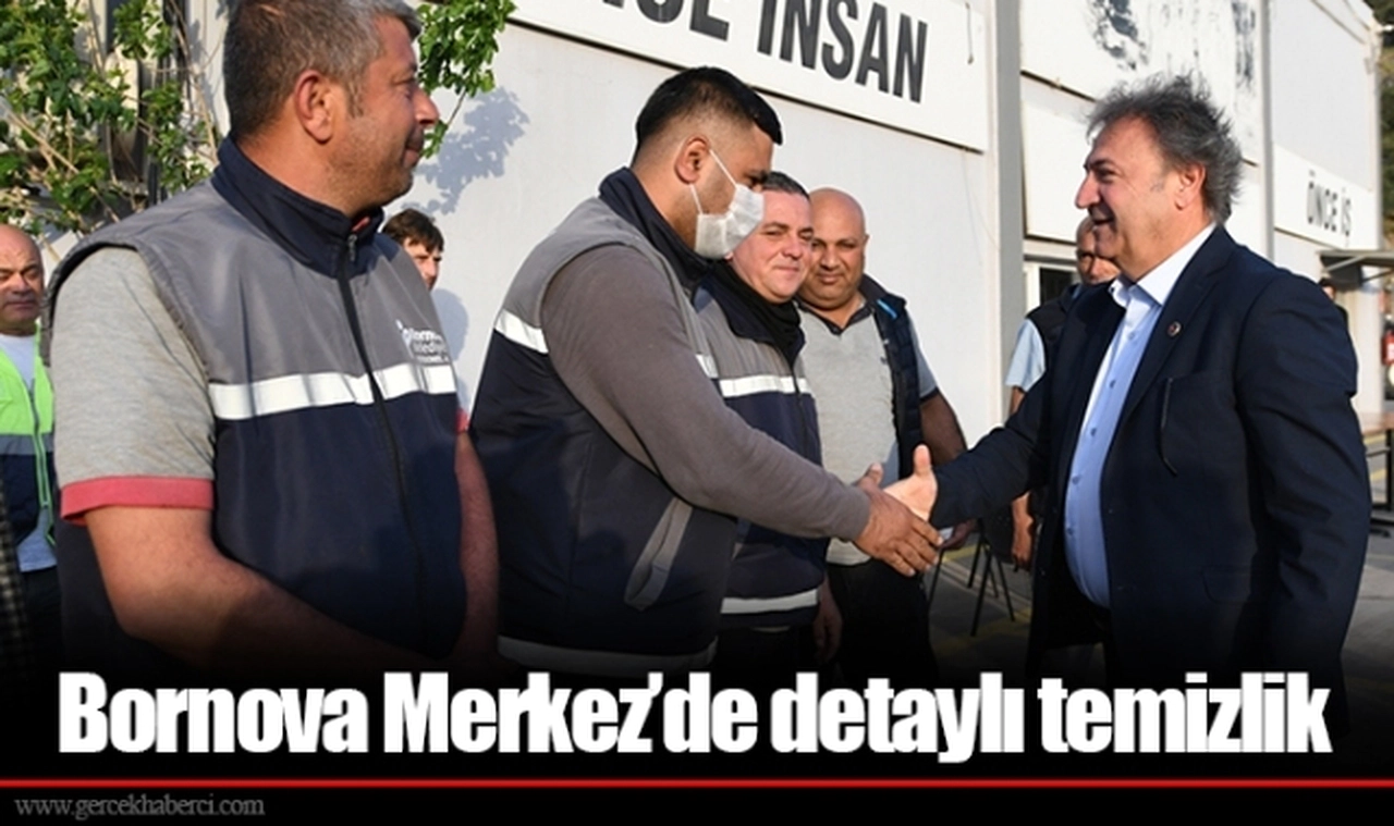 Bornova Merkez’de detaylı temizlik
