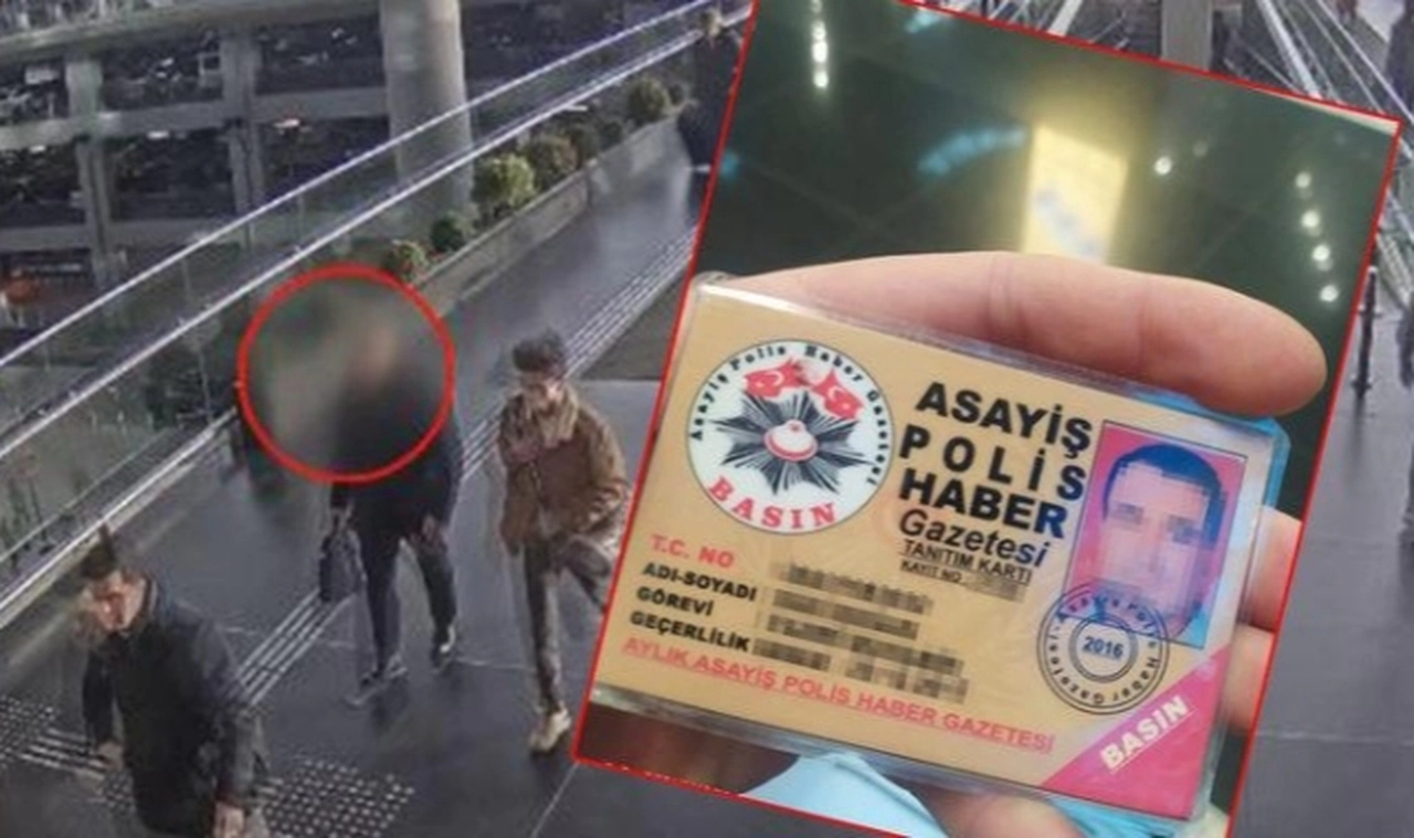 Sahte gazeteci kartıyla yolculuk yapmak istedi! Polis suç makinesi olduğunu fark edip yakaladı