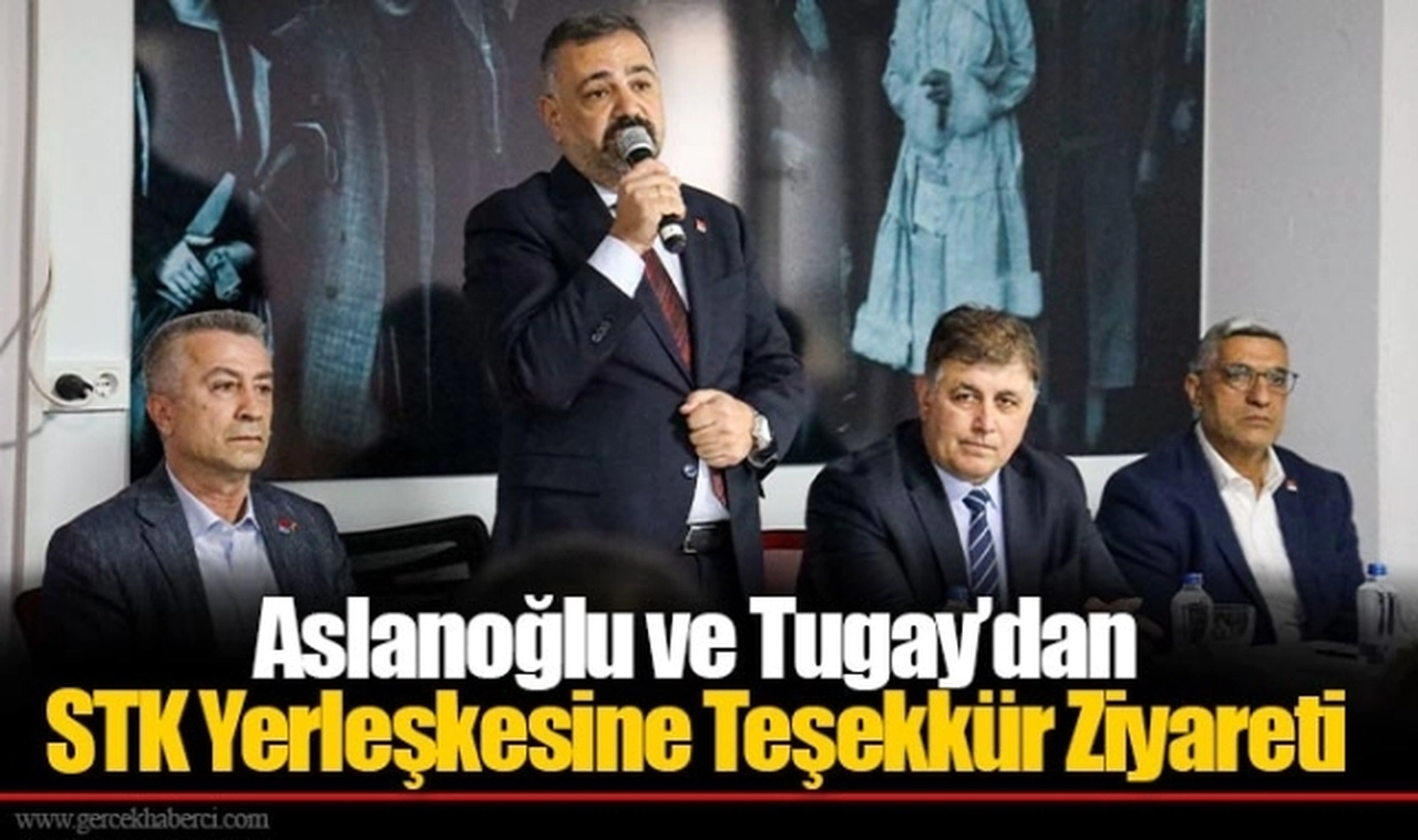 Aslanoğlu ve Tugay’dan STK Yerleşkesine Teşekkür Ziyareti