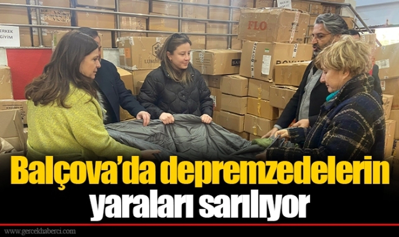 Balçova’da depremzedelerin yaraları sarılıyor