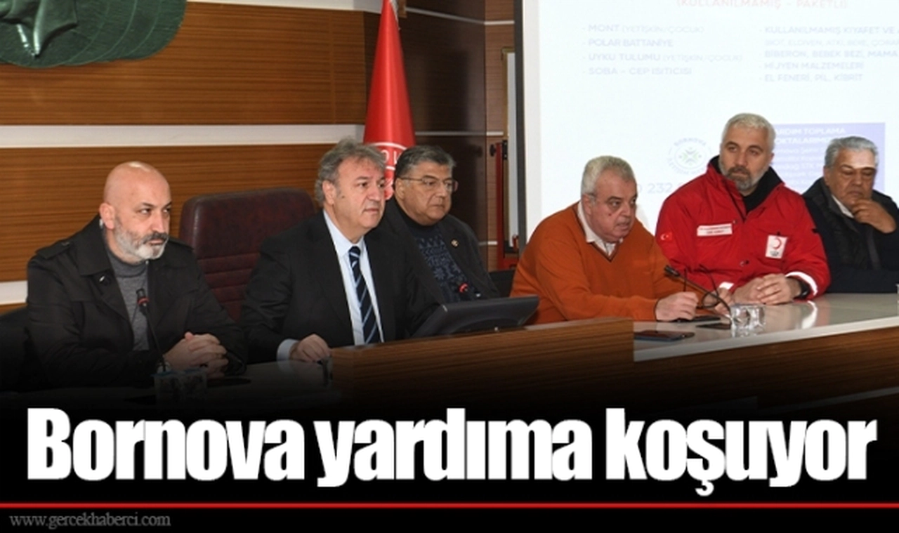 Bornova yardıma koşuyor