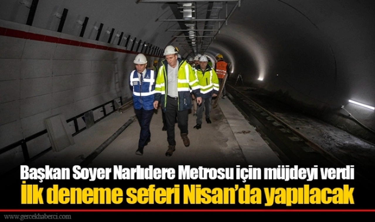 Başkan Soyer Narlıdere Metrosu için müjdeyi verdi