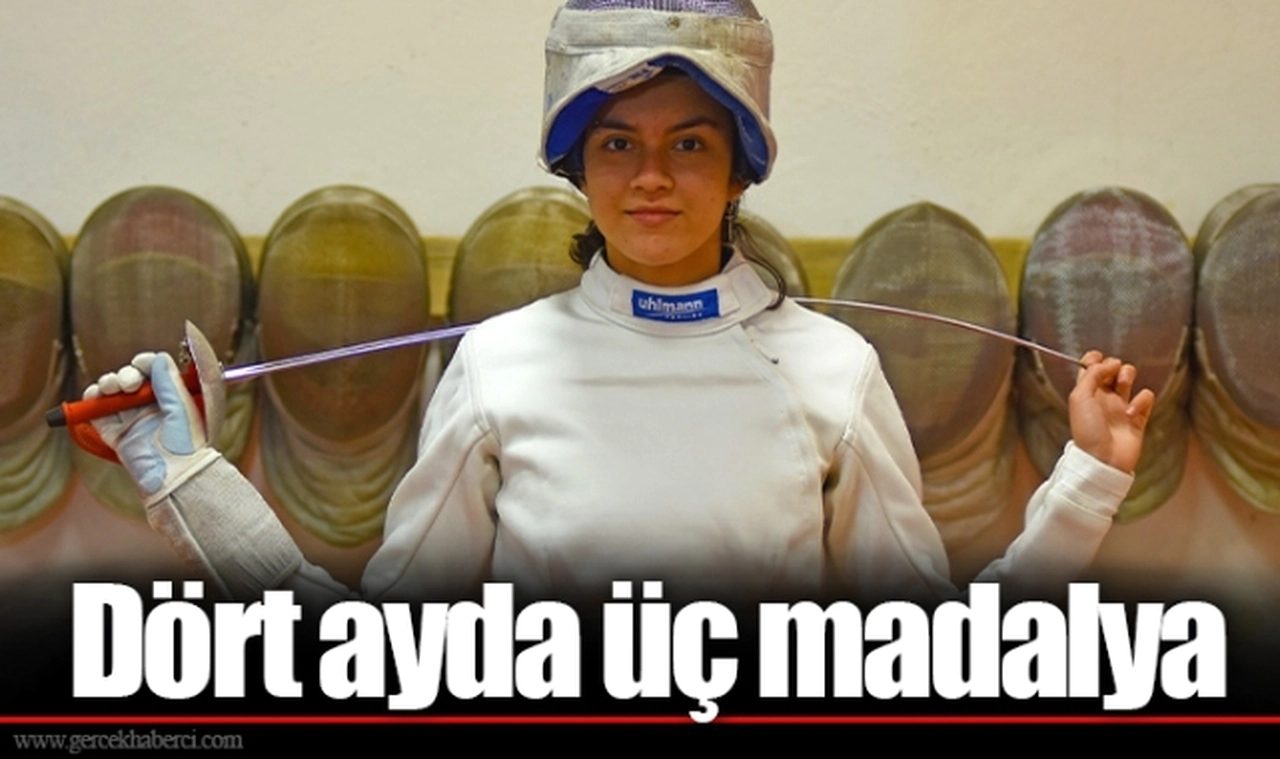 Dört ayda üç madalya