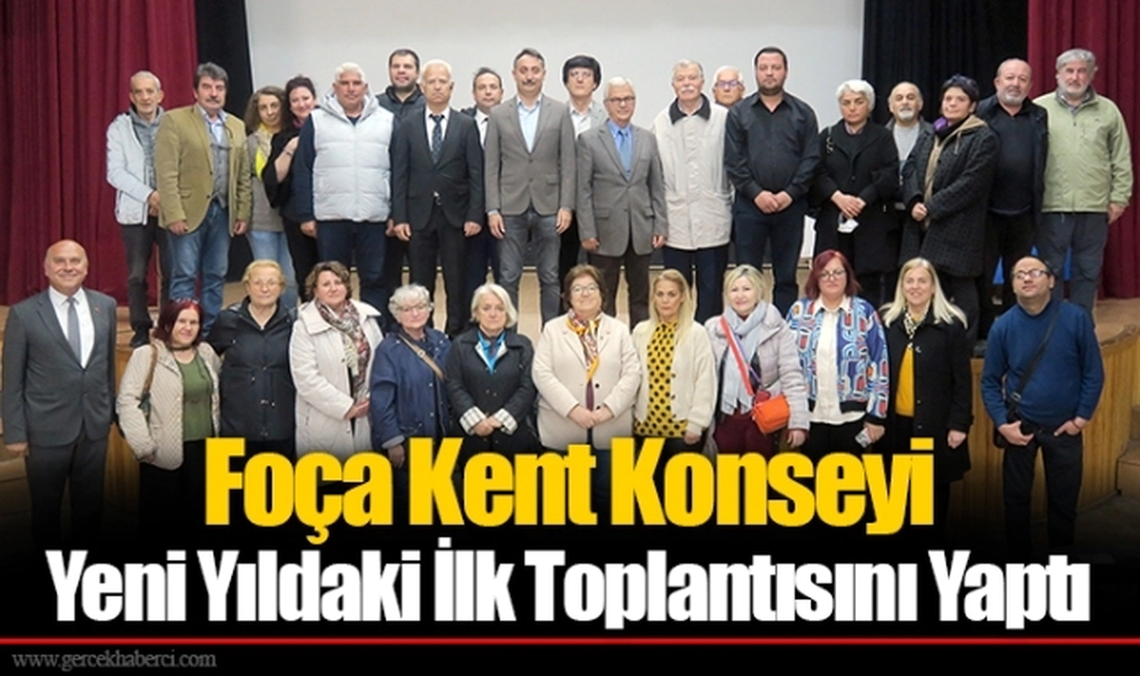 Foça Kent Konseyi Yeni Yıldaki İlk Toplantısını Yaptı