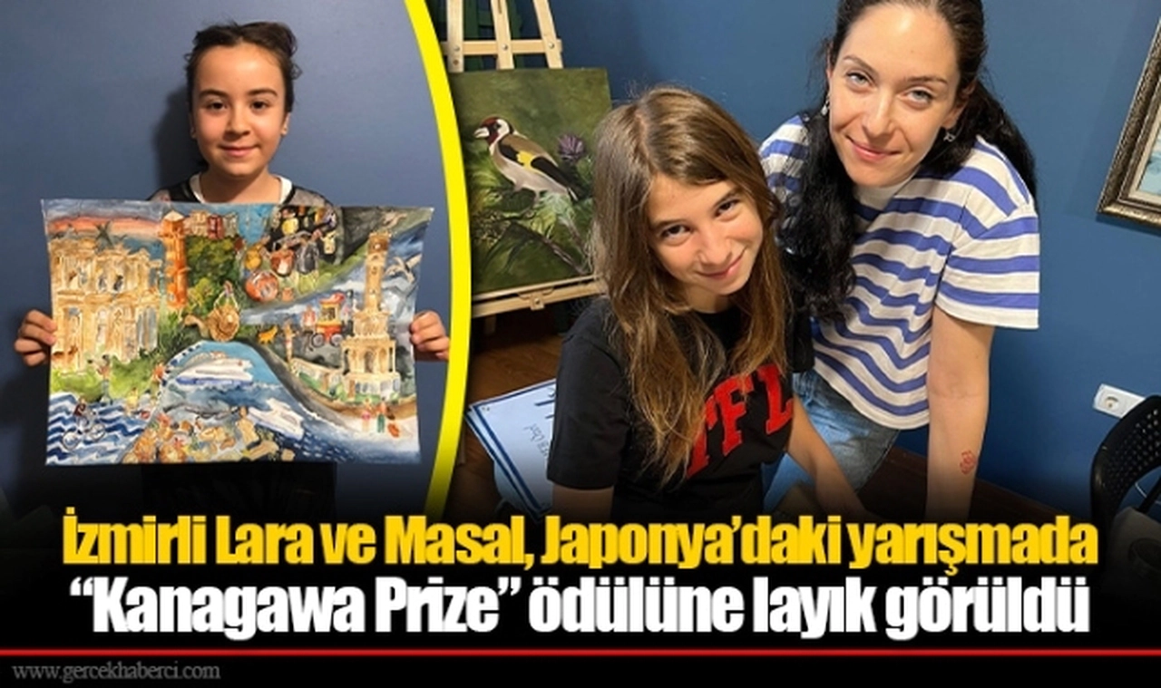 İzmirli Lara ve Masal, Japonya’daki yarışmada “Kanagawa Prize” ödülüne layık görüldü