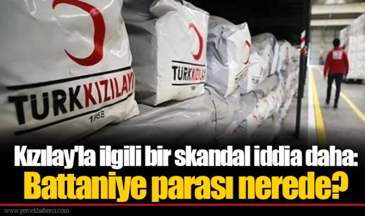 Kızılay'la ilgili bir skandal iddia daha: Battaniye parası nerede?