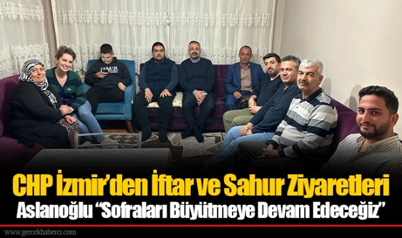 Aslanoğlu “Sofraları Büyütmeye Devam Edeceğiz”