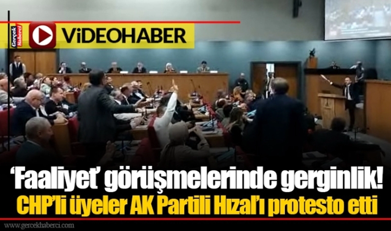 ‘Faaliyet’ görüşmelerinde gerginlik! CHP’li üyeler AK Partili Hızal’ı protesto etti
