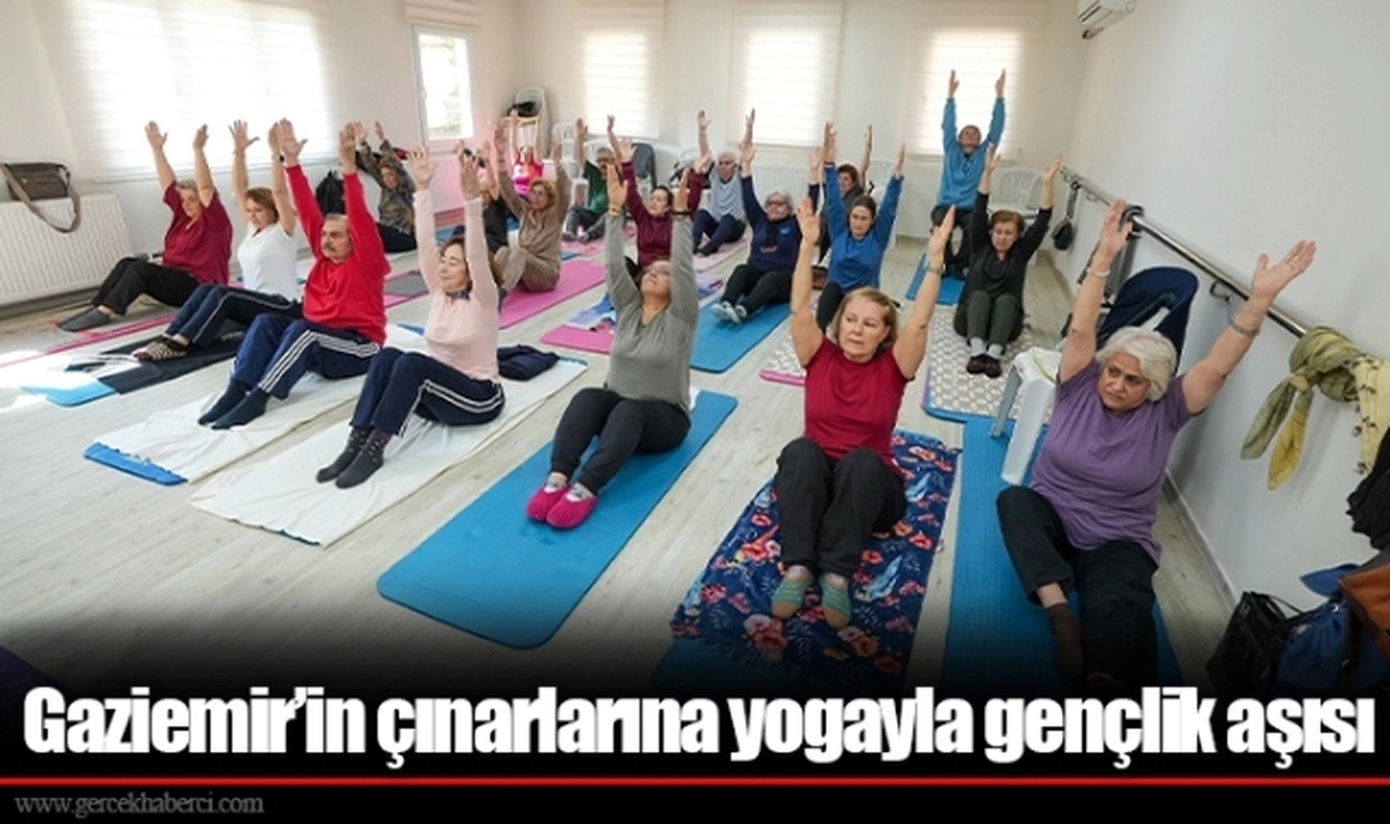 Gaziemir’in çınarlarına yogayla gençlik aşısı